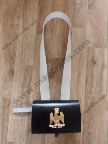 Belt cartridge box eagle plate