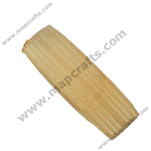 Braid 6 casings, gold half varnished, 50 mm wide