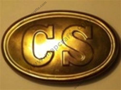 Brass Stamped Belt Plate Shell-CS