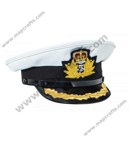 British Royal Navy white cap
