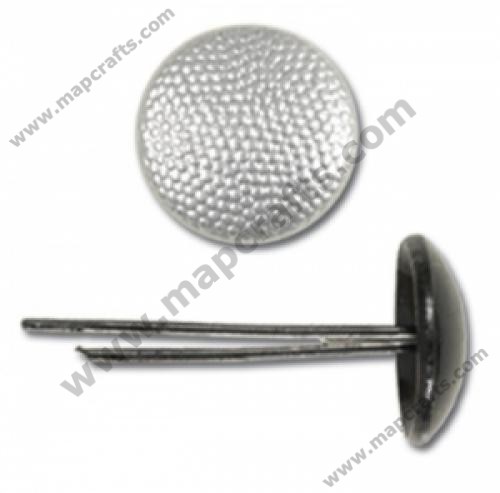 Buttons Visor Cap Pebbled Aluminum Officer