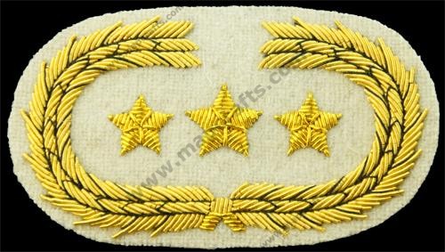 Collar Stars with Wreath – Pair