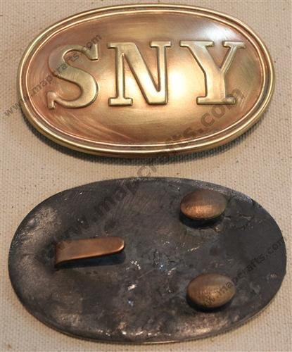 Early War State of New York Oval Belt Plate
