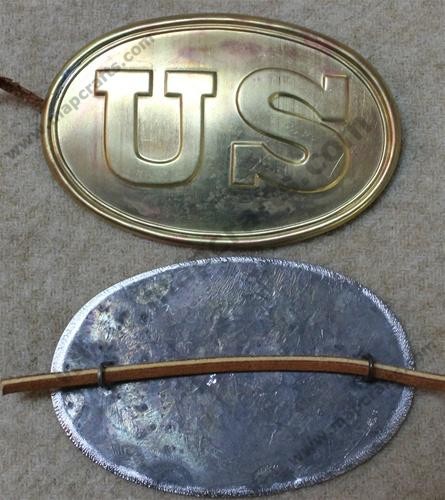 Early-War US Oval Cartridge Box Plate