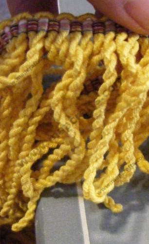 Fringes for yellow epaulettes