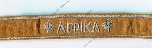 GERMAN AFRIKA CUFF TITLE