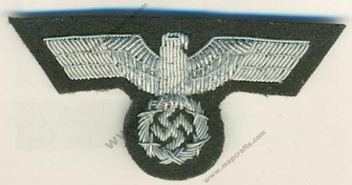 GERMAN ARMY OFFICERS CAP EAGLE