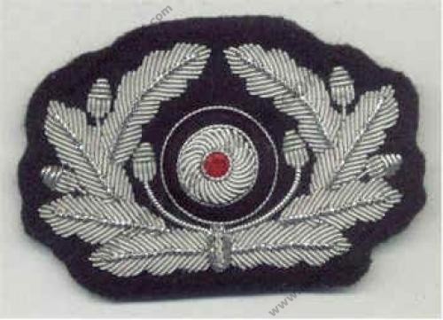 GERMAN ARMY OFFICERS CAP WREATH CAP INSIGNIA