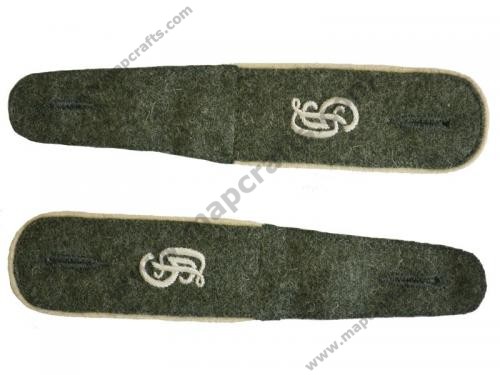GERMAN HEER GROSDEUTSCHLAND ENLISTED MAN SHOULDER BOARDS Field Green