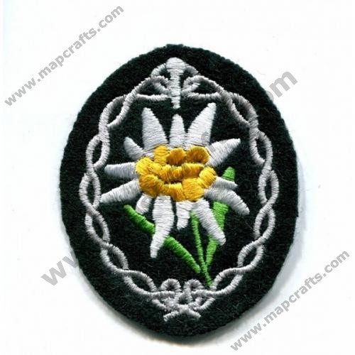 GERMAN MOUNTAIN TROOP EDELWEISS SLEEVE EAGLE EM