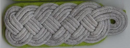 GERMAN OFFICER SHOULDER BOARDS FOR HIGHER RANKS – JAGER-GEBIRGSJAGER MOUNTAIN TROOP ARMY