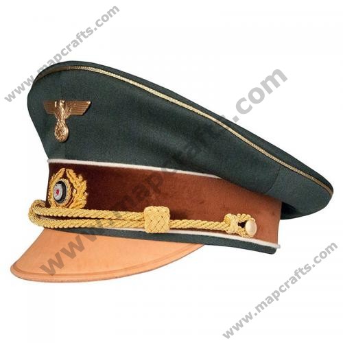 German Adolf Hilter Visor Cap – Field Grey
