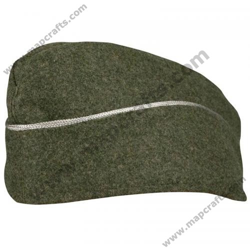 German M40 Waffen SS Overseas Side Cap Officer Repro