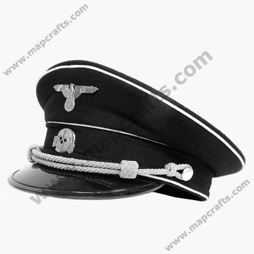 German WWII SS Visor Cap Reproduction