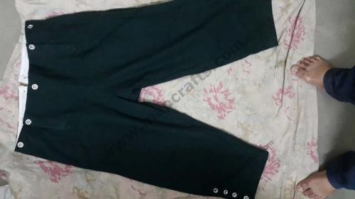 Green Wool knee Breeches