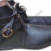Hand Made Medieval Leather Shoes Black and Brown