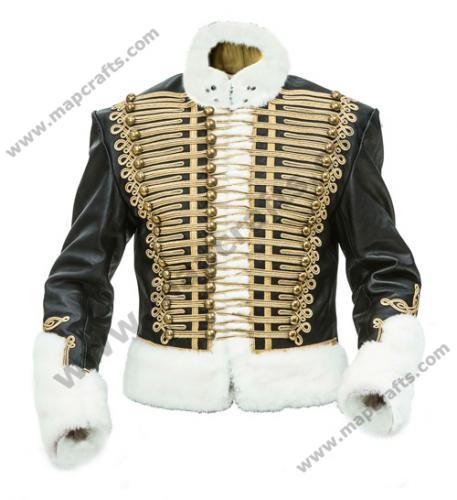 Leather Prussian Hussars Pelisse Jacket