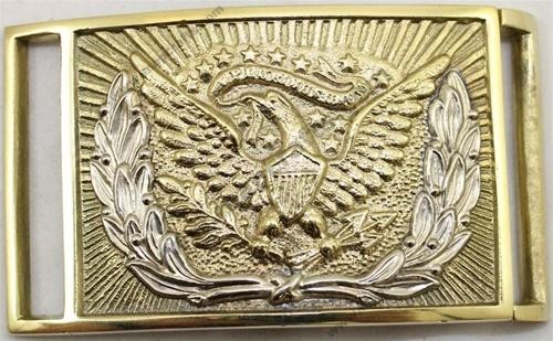 M1851 Federal Eagle Sword Belt Plate with Silver Wreath