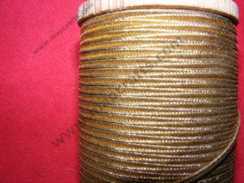 Narrow gold braid, 2 mm large