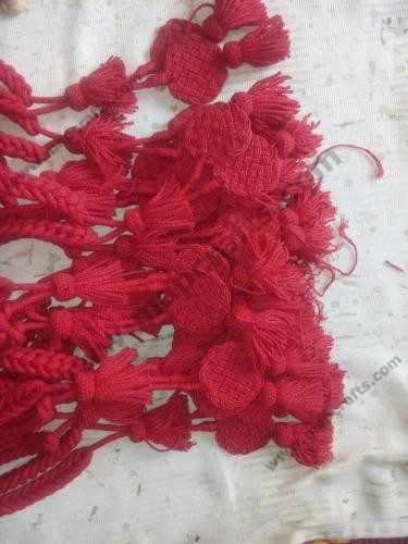 New Red Shako Cords in-house