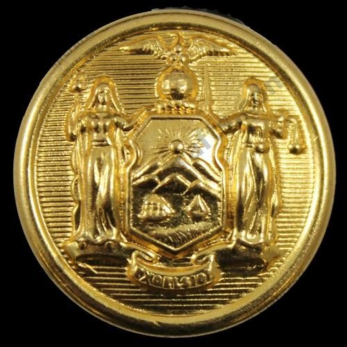 New York State Seal Button Small