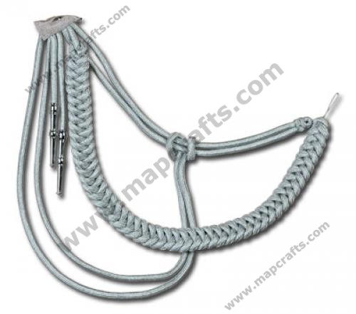 Officers Adjutants Cord Aluminum-Silver