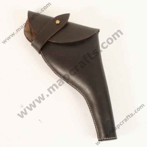 Officers WW1 Brown leather pistol holster for British Army issue .455 webley