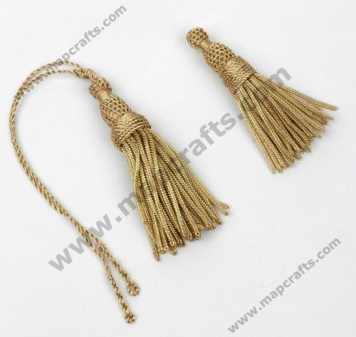 Small balls gold pompom, unit