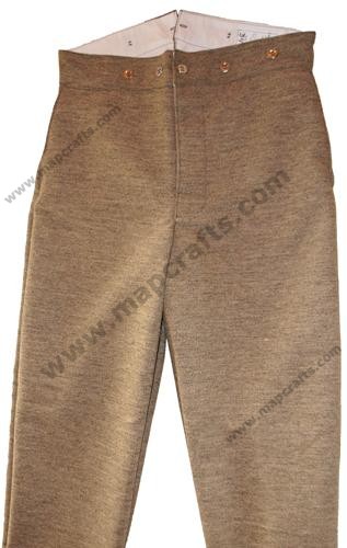 Trousers CS Foot in Jean Wool
