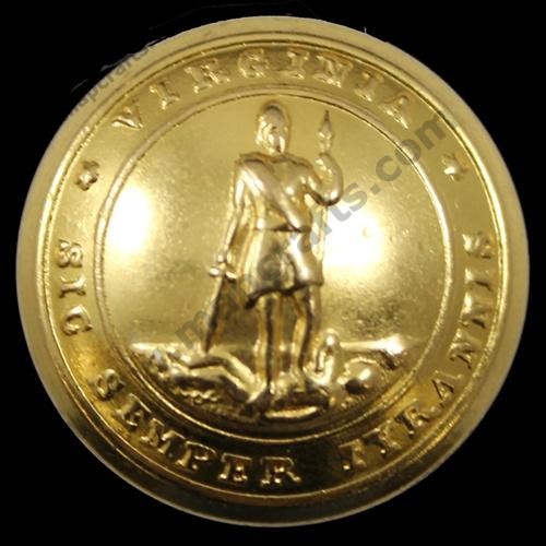 Virginia State Seal Button