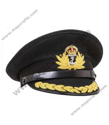 WW1 WW2 Royal Navy Commanders peaked cap
