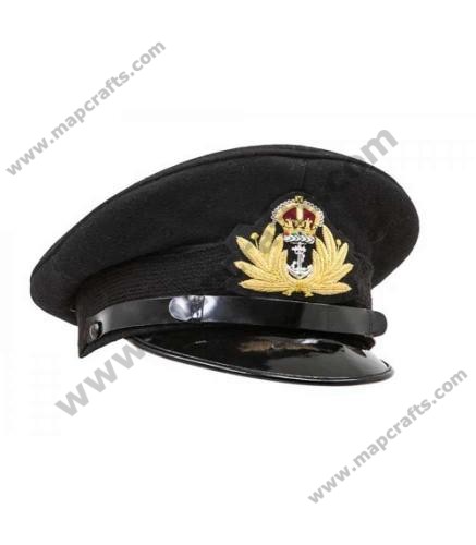 WW1 and WW2 Royal Navy officers peaked cap