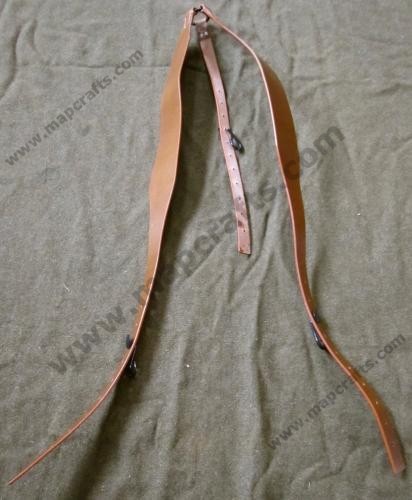 WWI FRENCH M1892 14 LEATHER Y-STRAPS