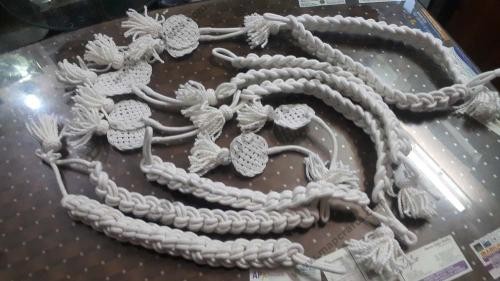 White Shako Cords