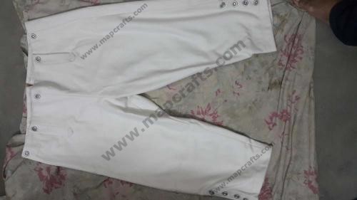 White Wool knee Breeches