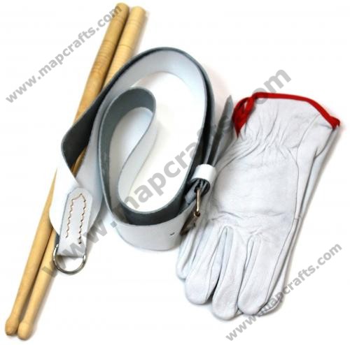 Wood Sticks and Gloves and Leather Sling1