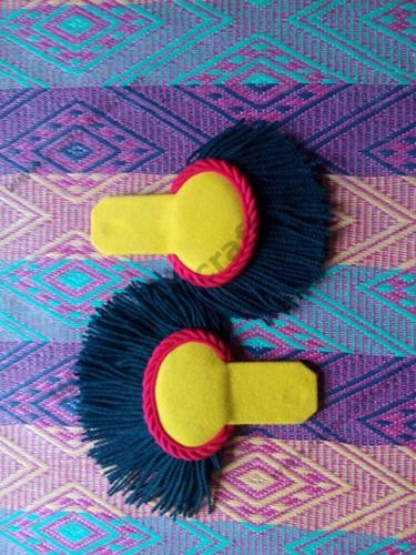 Yellow and Green and Red Epaulette Shoulder