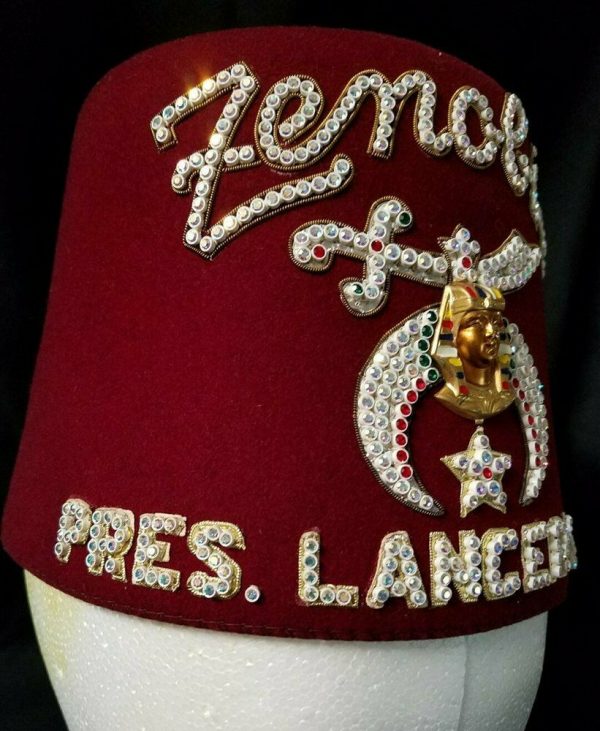 Fez Tassel Hat Pins Jeweled Rhinestones
