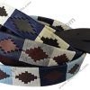 Hand Embroidered Polo Player Belt