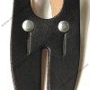 BINOCULAR NECK BUTTONING FLAP-BLACK