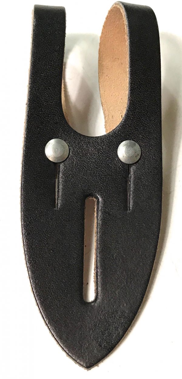 BINOCULAR NECK BUTTONING FLAP-BLACK