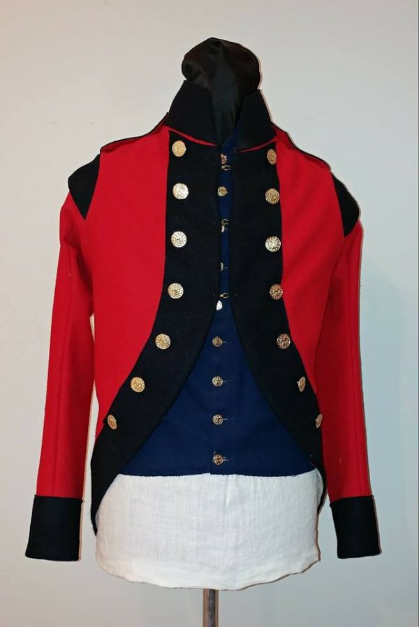 1804 U.S. Marine Corp. Drummers coat and waist coat