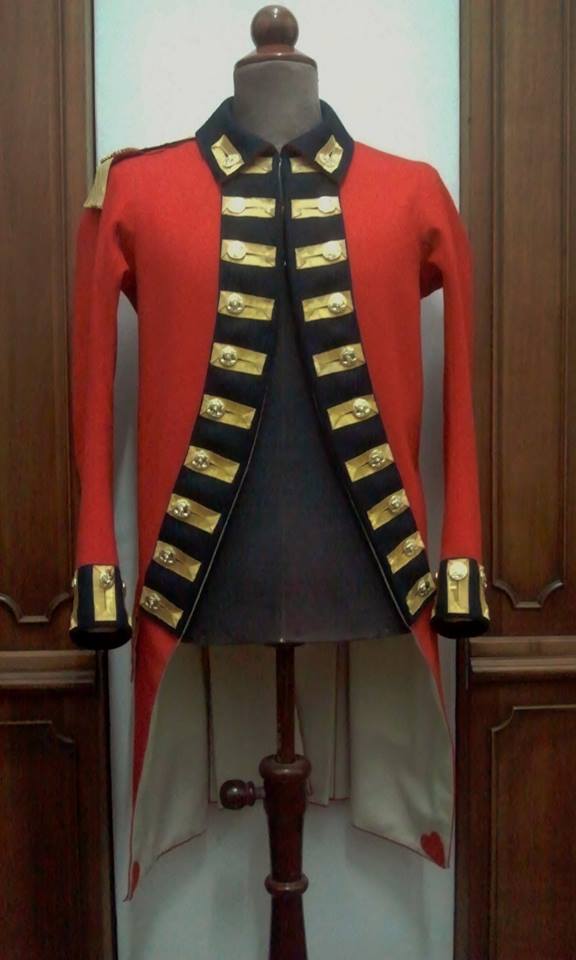 8th Foot officer’s coat c.1775