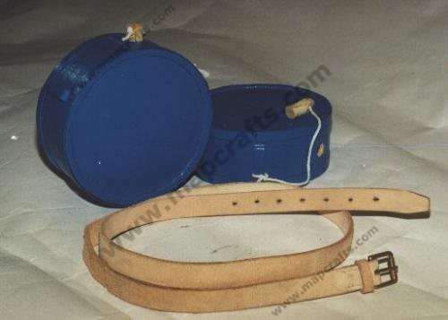 Blue Wood Canteen & Leather carrying strap US$ 15.50
