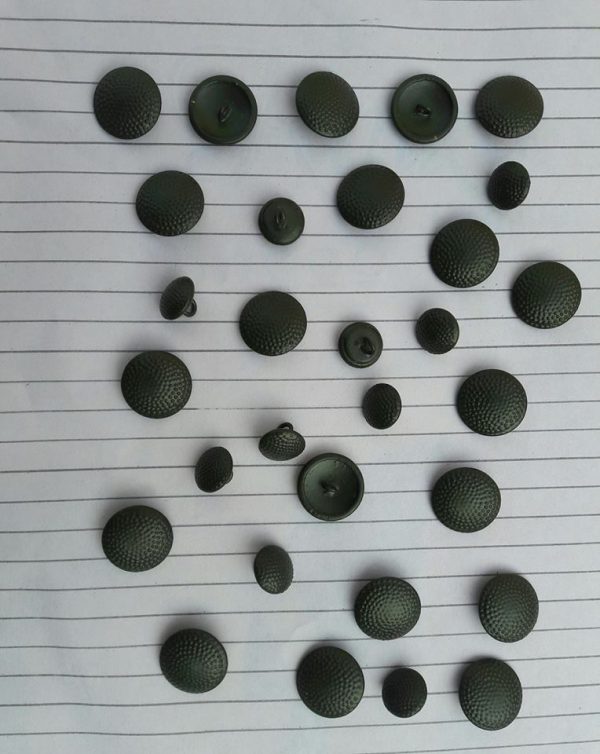 German Pebbled Uniform Buttons