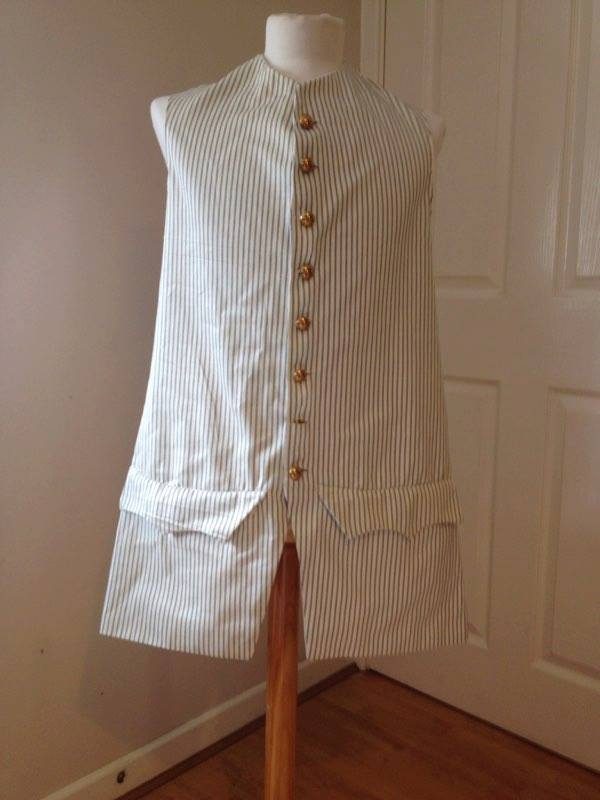 Mid-18th Century striped waistcoat