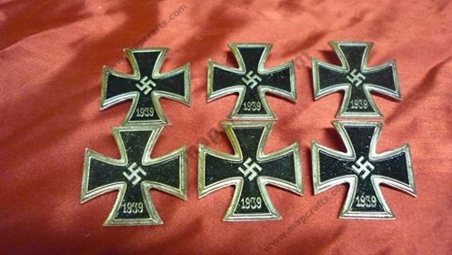 Replica of iron cross in metal