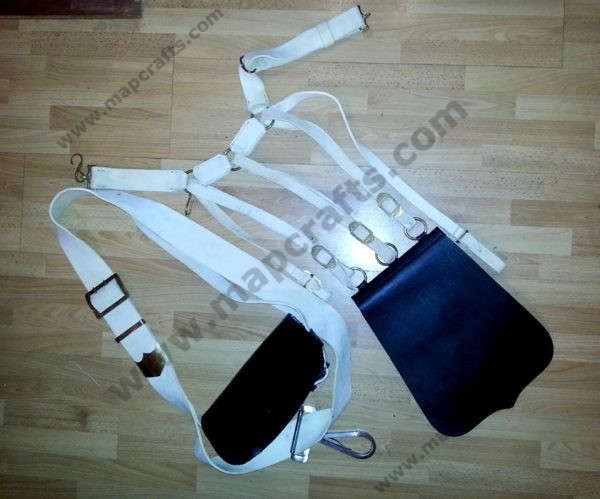 Sabeltas with sabelriem and cartridge case buff leather