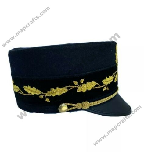 WW1 American Army Military General Officer Hat Visor Hat Cap Kepi4