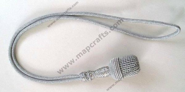 WW2 German Kriegsmarine Officer Silver Portepee Knot (Repro)